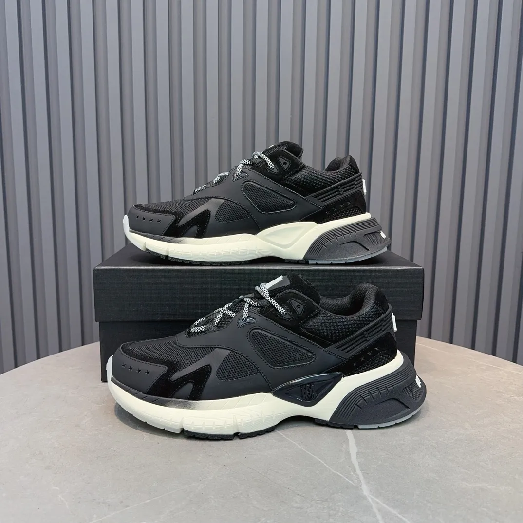 Men's shoes💰740💰 AMIRI AMIRI trendy brand hot sale🔥 Available all year round✅Couples💑 Official website synchronized Imported fabrics 1⃣️ratio 1⃣️Re-engraved, original factory special original sole, 35-45 (38.45. Non-refundable)